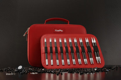 KnitPro Knitting Pins Interchangeable Standard Karbonz Élan: Gift Set