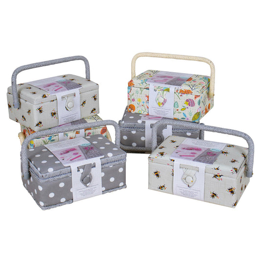 Hobby Gift Sewing Box with Sewing Kit Assorted: 6 Pieces