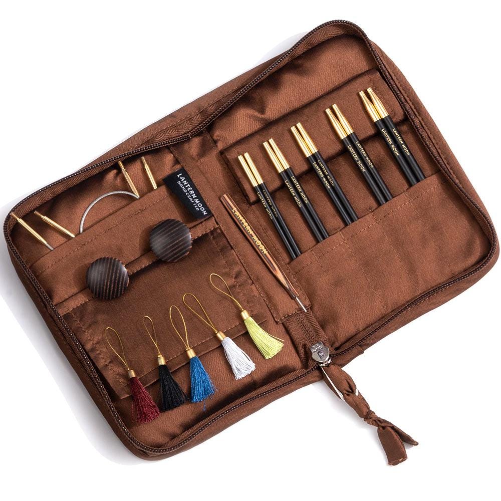 Lantern Moon Knitting Pins Circular Interchangeable Special Set Heritage