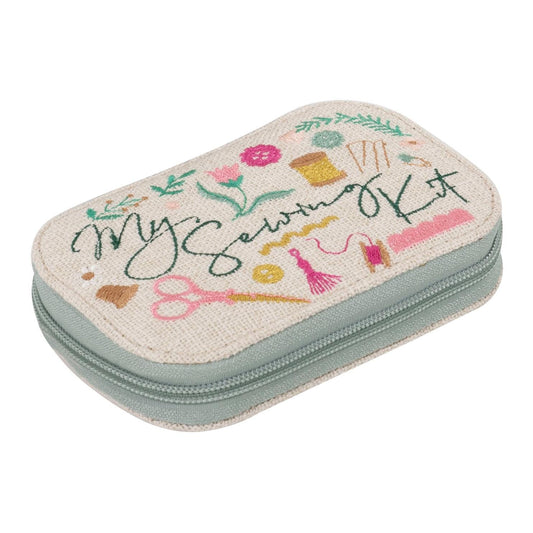 Hobby Gift Sewing Kit Zip Case Embroidered: My Sewing