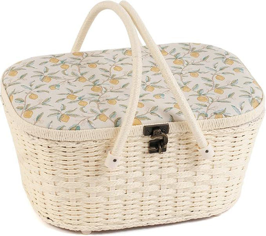 Hobby Gift Sewing Box (L) Wicker Basket: Morris Lemons