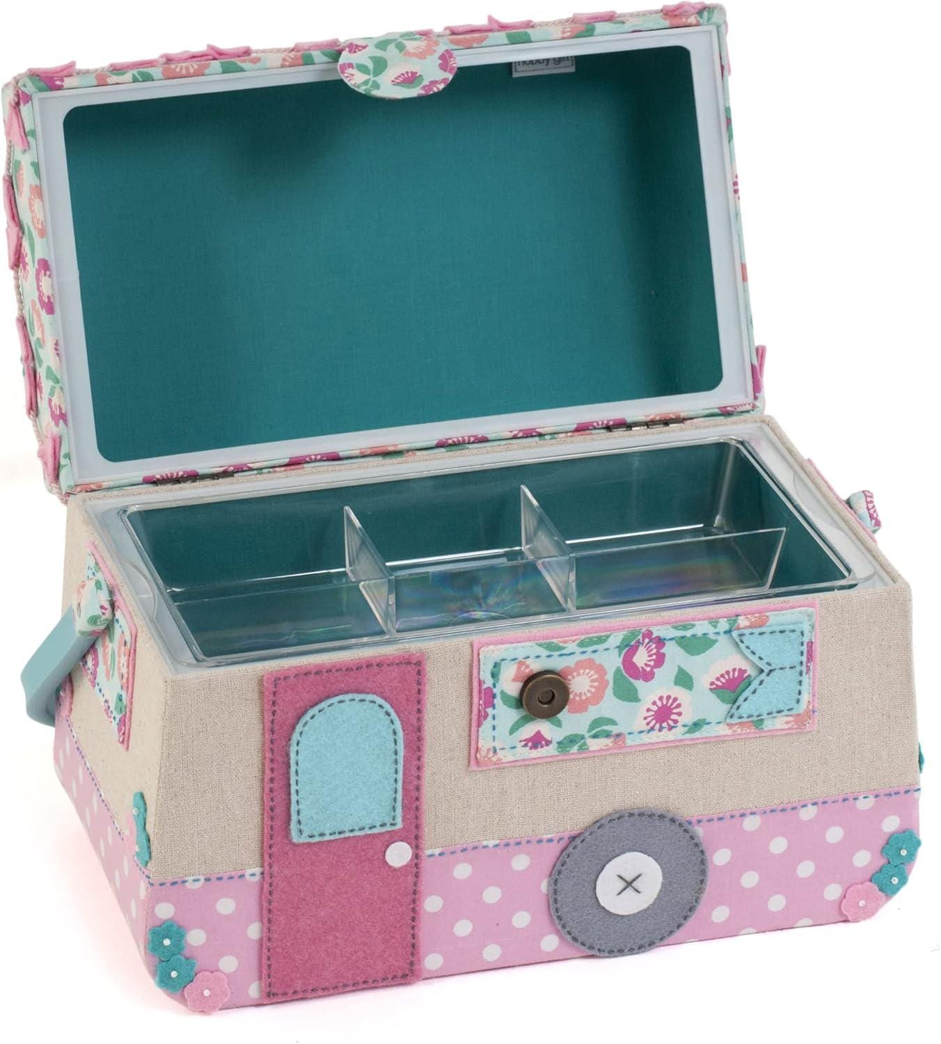 Hobby Gift Sewing Box Appliqué: Caravan