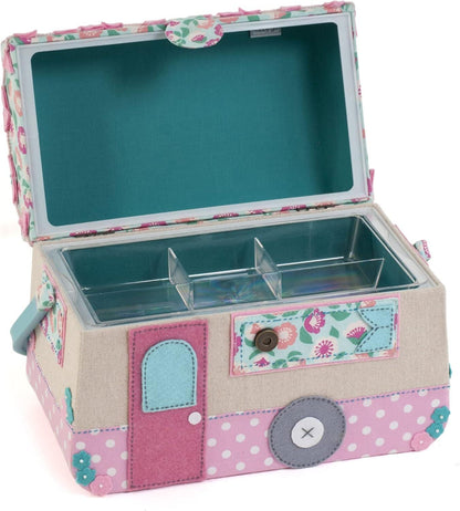 Hobby Gift Sewing Box Appliqué: Caravan