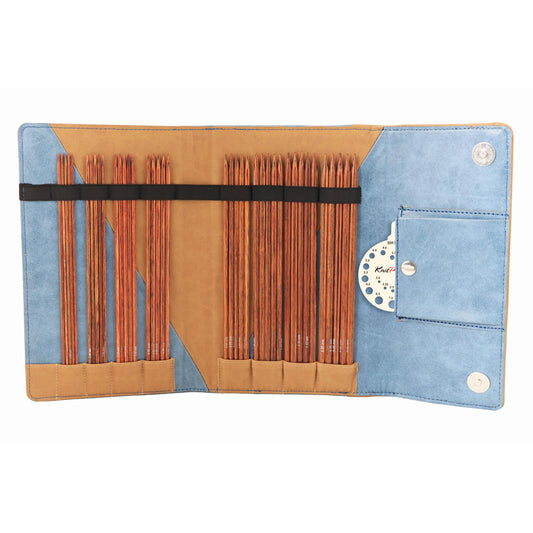 KnitPro Knitting Pins Double-Ended Ginger Sets of 5 Midi Set: 20cm