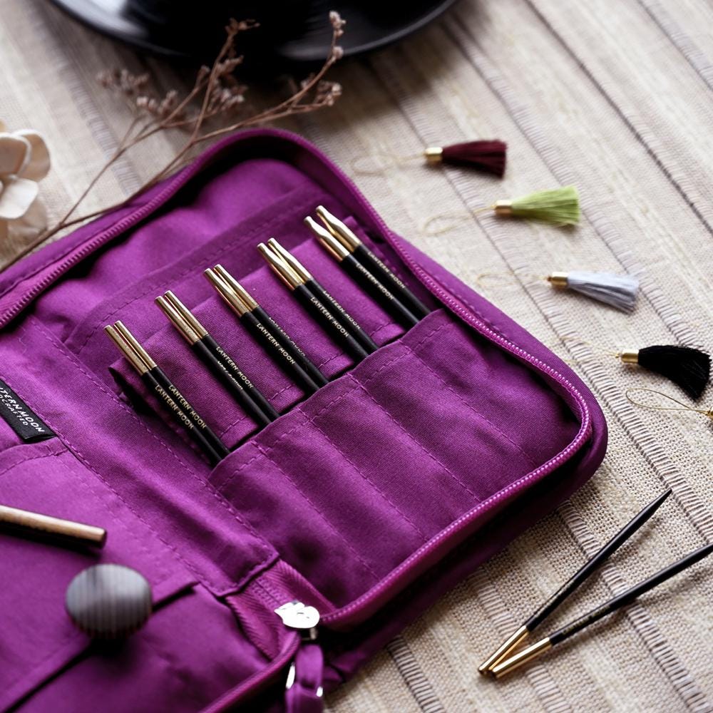 Lantern Moon Knitting Pins Circular Interchangeable Special Set: Grace