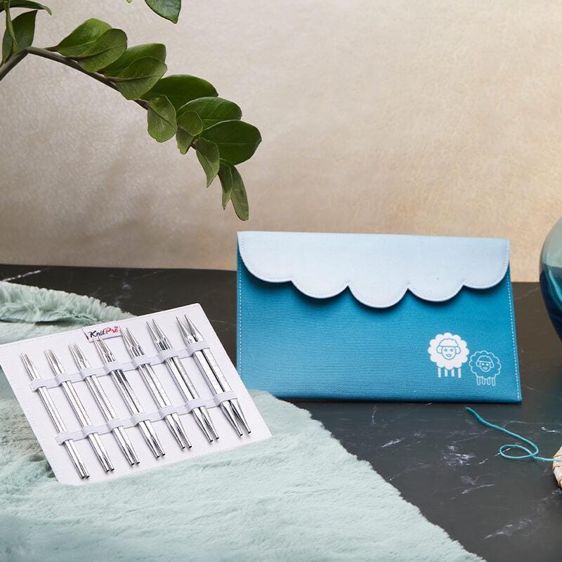 KnitPro Knitting Pins Circular Interchangeable Nova Cubics: Deluxe Set