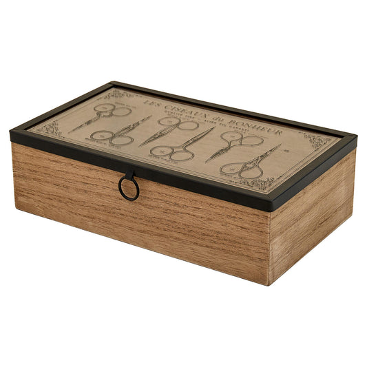Trimits Wooden Box Parisian Vintage: Scissors