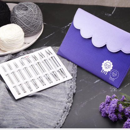 KnitPro Knitting Pins Circular Interchangeable Nova Metal: Deluxe Set