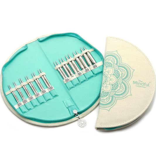 KnitPro Knitting Pin Set Circular Interchangeable (10cm) The Mindful Collection: Warmth