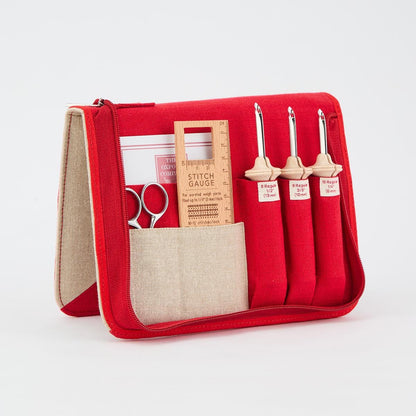 The Oxford Company Punch Needle Set Natural Wood Complete: Set of 8