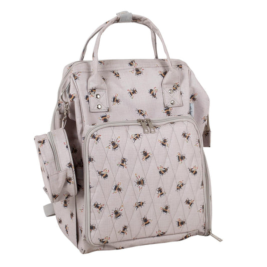 Hobby Gift Craft Storage Backpack: Bee