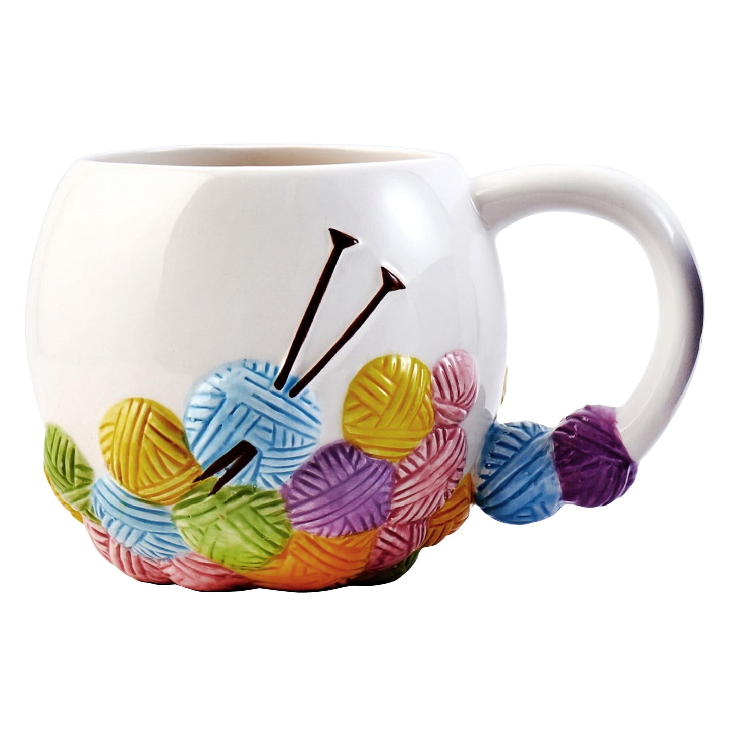 Sew Thirsty Novelty Knitting Yarn Mug Sewing Birthday Office Cup Drink Gift
