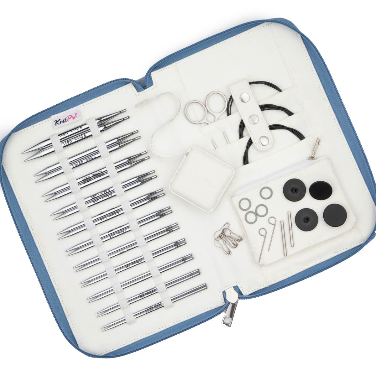 KnitPro Knitting Pins Circular Interchangeable Normal Nova Metal Regal Set