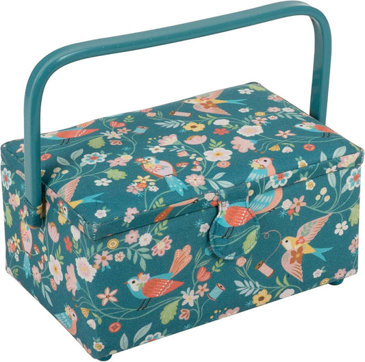 Hobby Gift Sewing Box (M): Bird Aviary