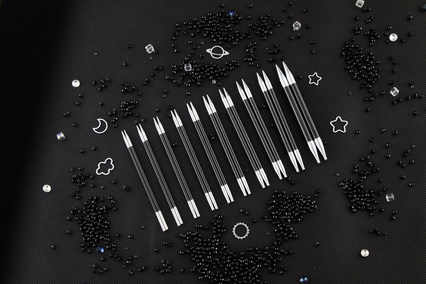 KnitPro Knitting Pins Interchangeable Standard Karbonz Élan: Gift Set