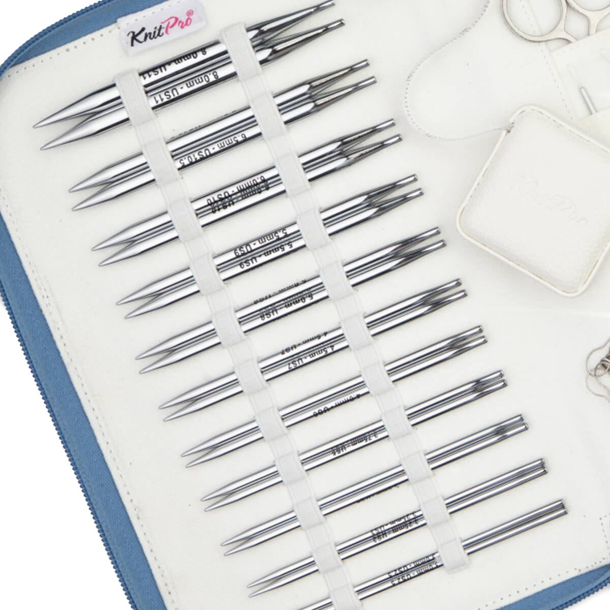 KnitPro Knitting Pins Circular Interchangeable Normal Nova Metal Regal Set