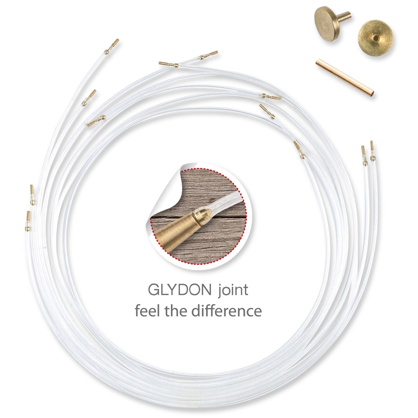 Pony Knitting Pins Circular Interchangeable Bamboo Set: Assorted Sizes