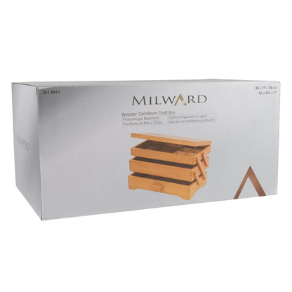 Milward Craft Box Cantilever Pine Wood