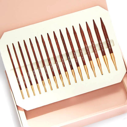 KnitPro Gift Set Symfonie Knitting Pins Circular Interchangeable Rose: Deluxe Set