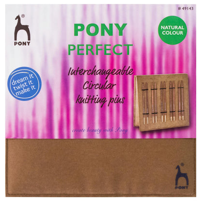 Pony Knitting Pins Circular Interchangeable Set Luxury Gift Case: 3.00 - 6.00mm