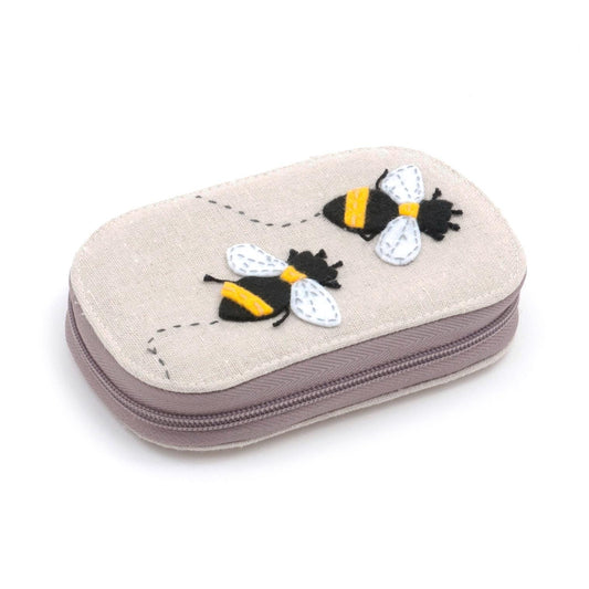 Hobby Gift Sewing Kit Zip Case Appliqué: Bee