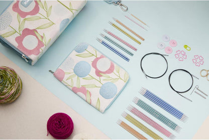 KnitPro Knitting Pins Gift Set Sweet Affair: Interchangeable Double-Ended Needles, Yarn & Accessories