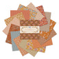 Tilda Fabric Charm Pack Permanent Creating Memories 12.5 x 12.5cm Autumn: 32 Pieces